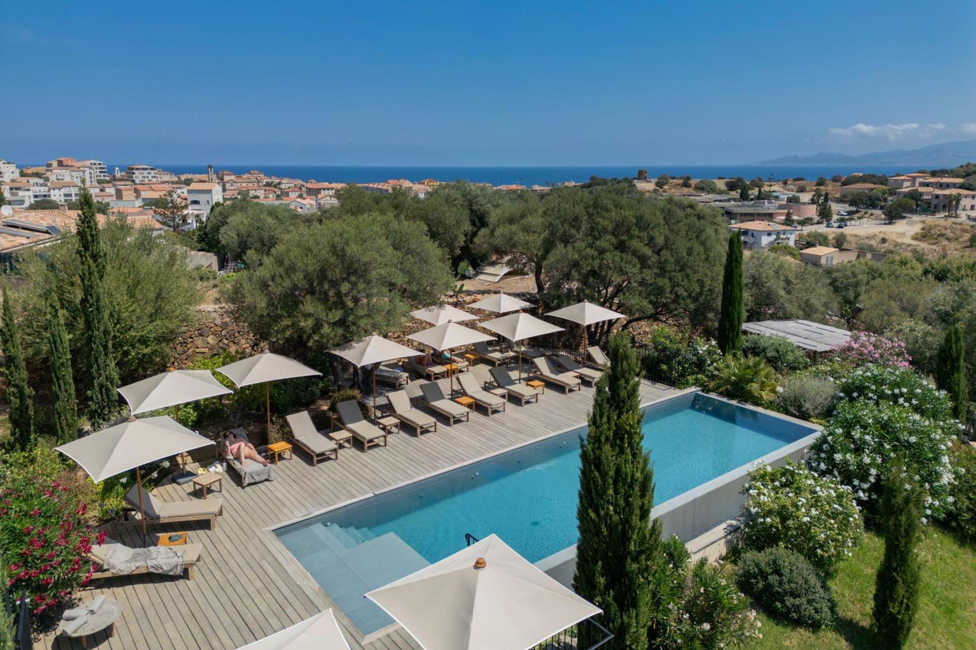 Hotel Restaurant Villa Josephine LʼÎle-Rousse 外观 照片